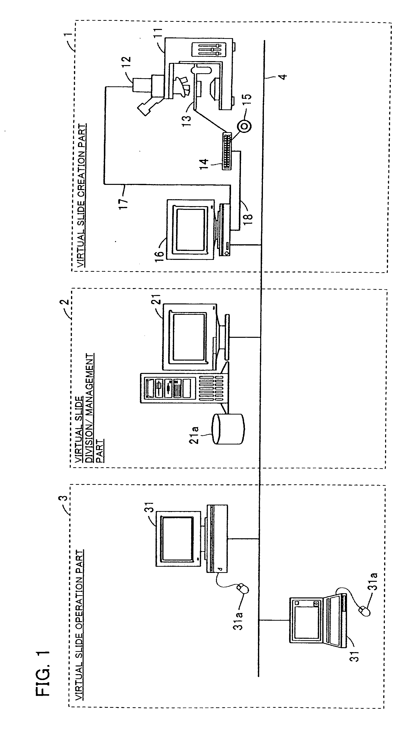 Method for displaying virtual slide and terminal device for displaying virtual slide