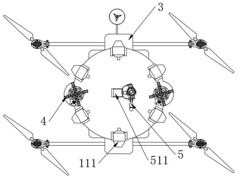 Intelligent net casting fishing unmanned aerial vehicle and application method