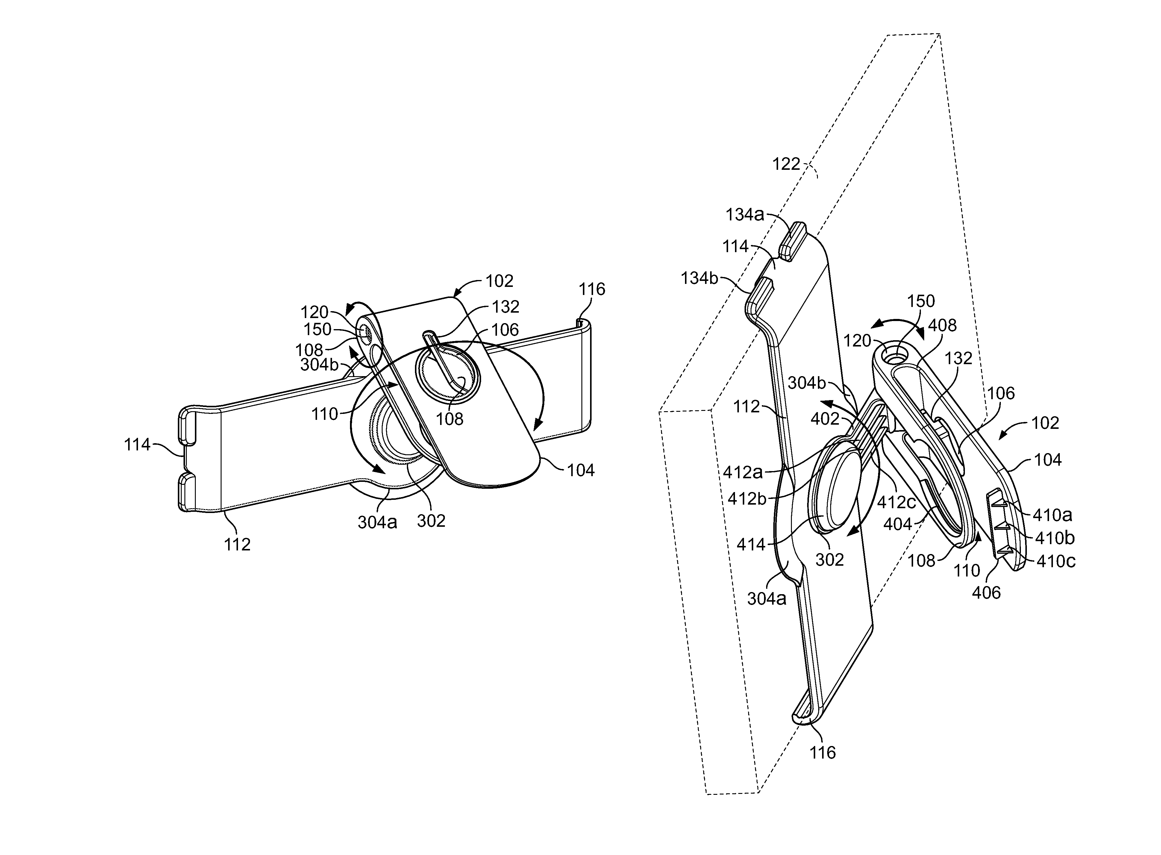 Rotating and pivoting belt clip that can be used as a stand