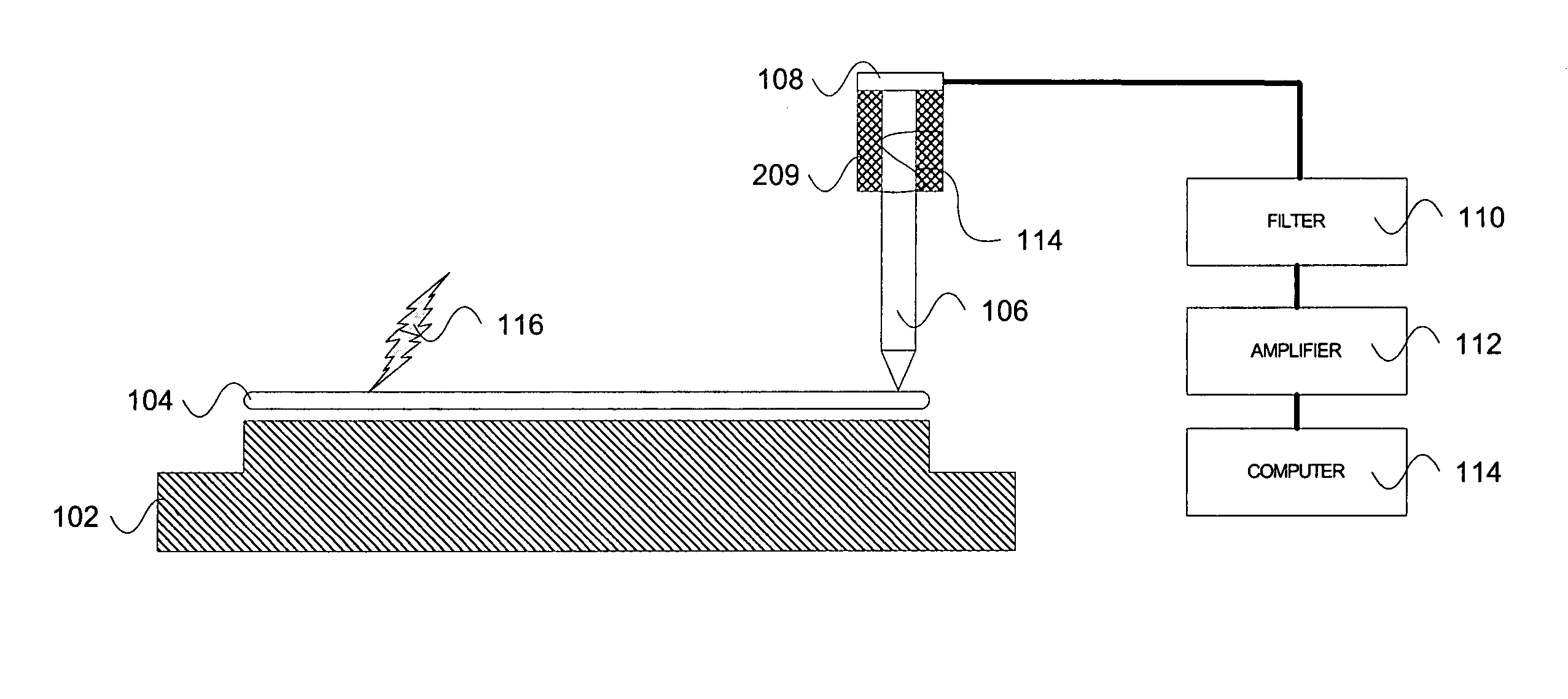 Apparatus and methods for the detection of an arc in a plasma processing system