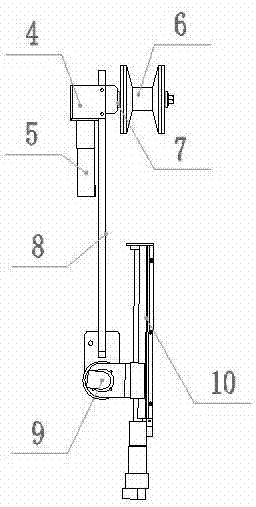 Inspection robot system along split conductors