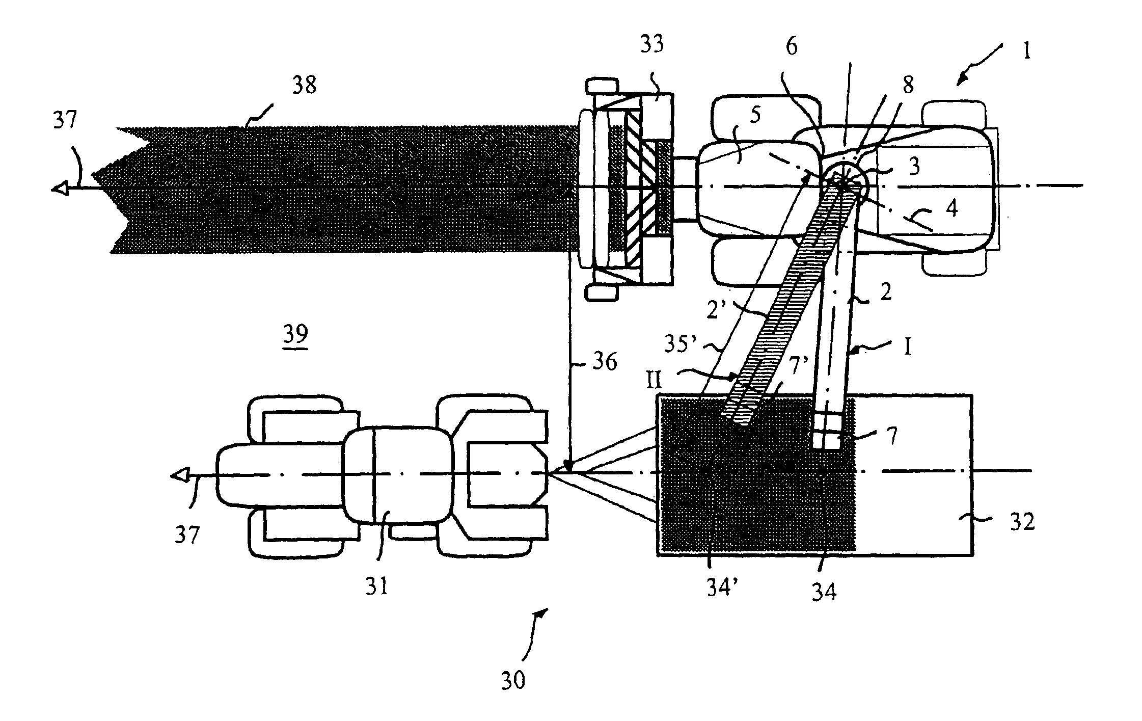 Device for controlling a forager chute