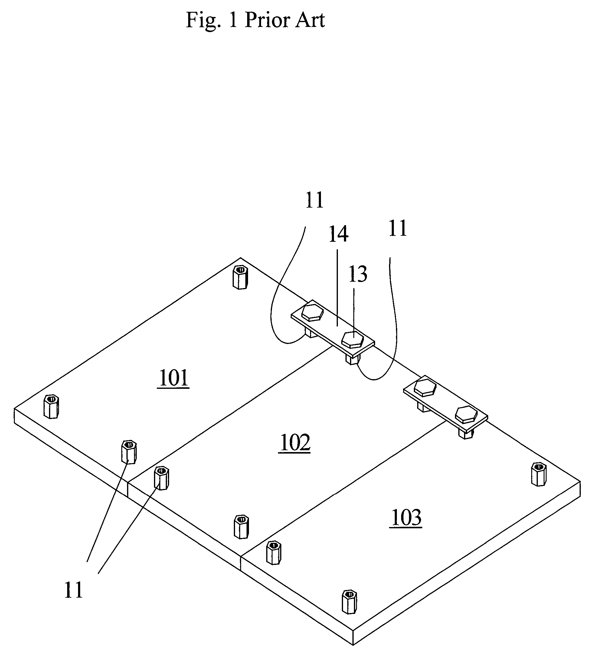 Circuit board for large screen LED matrix array display