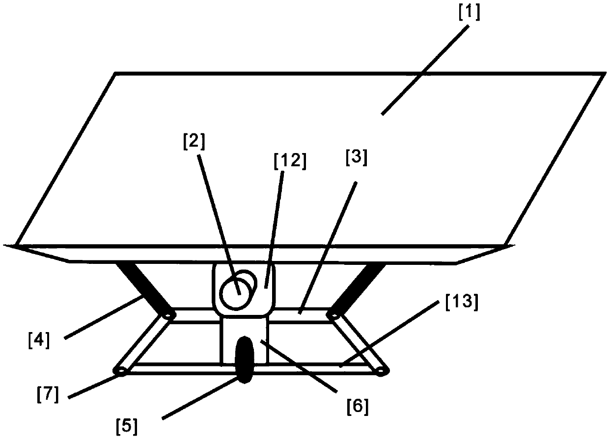 Autonomous lift-up parking platform