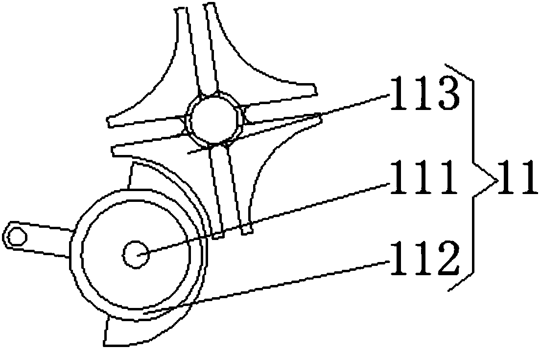 Chain plate flattening device for chain machining