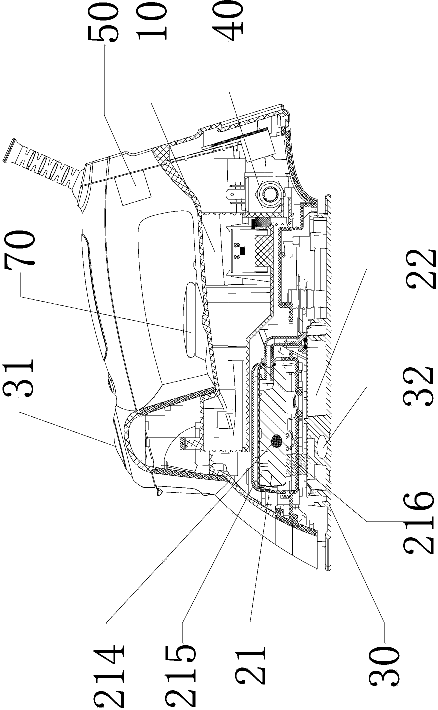 Electric steam iron and method for controlling quantity of steam of electric steam iron