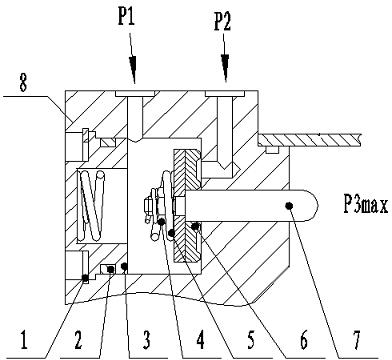 Electrolytic aluminium crust breaking cylinder feedback valve