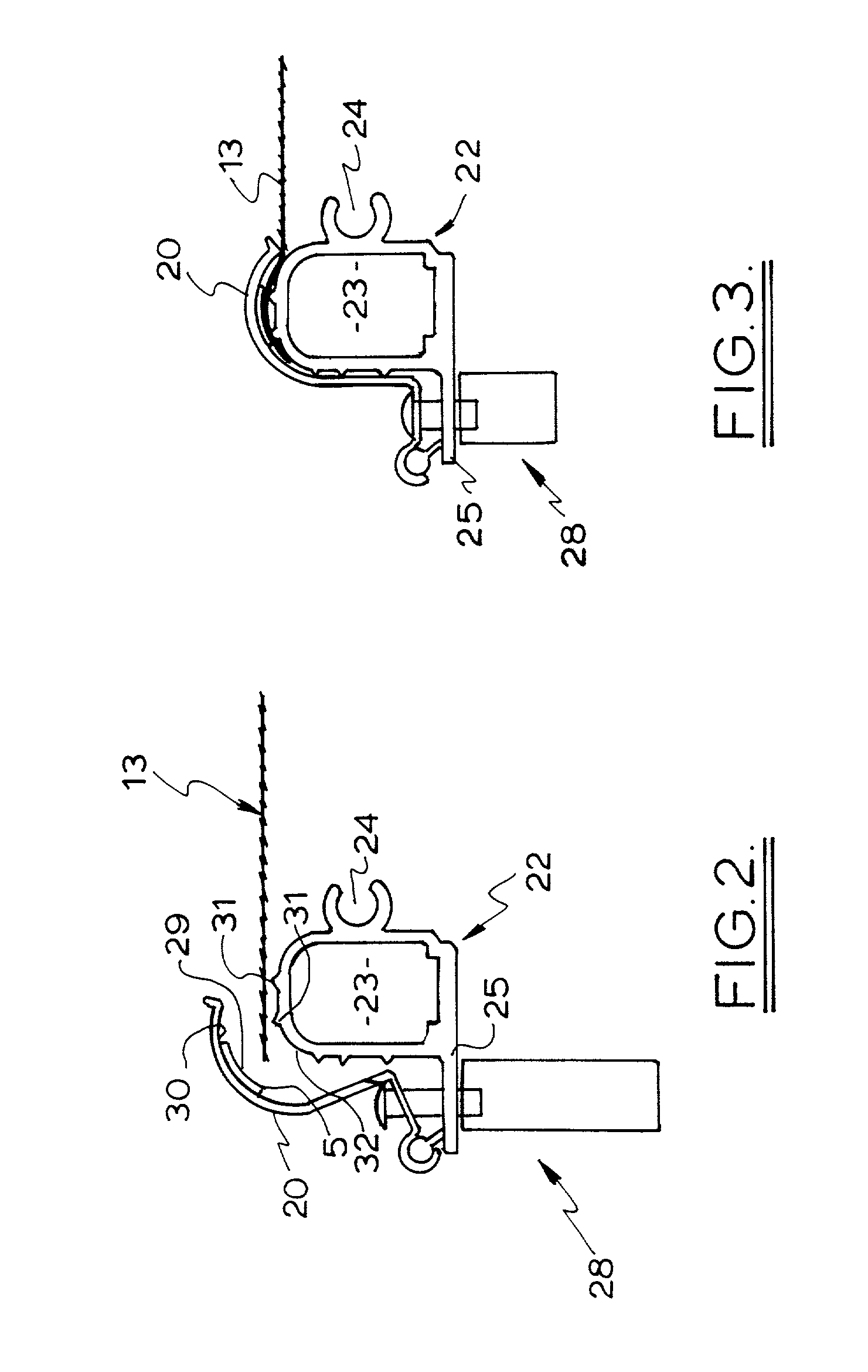 Anti-flap clamp