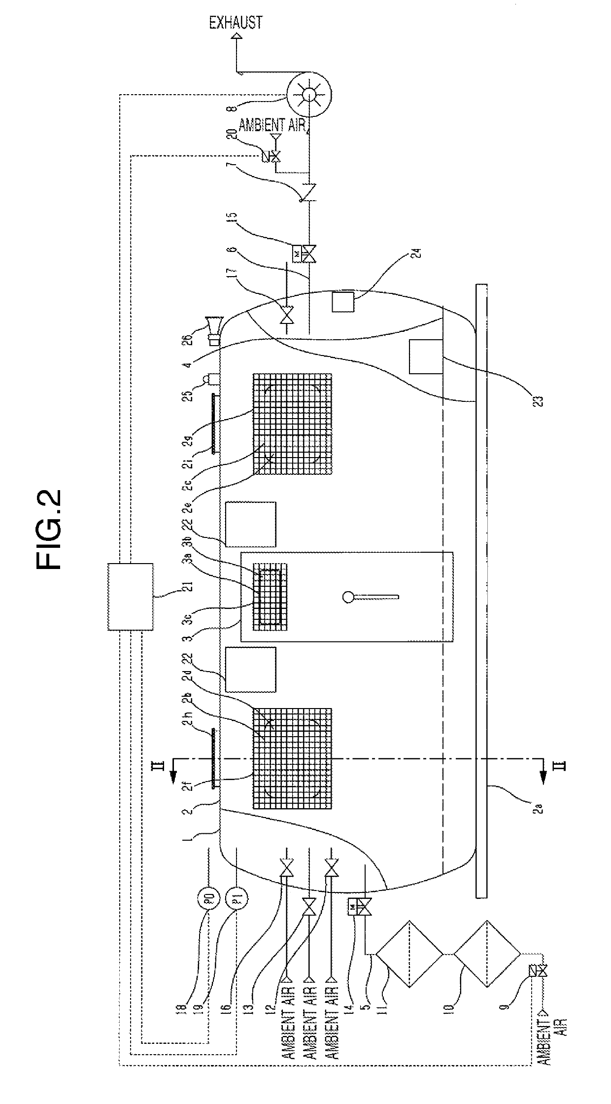 Low-pressure chamber with tsunami shelter function