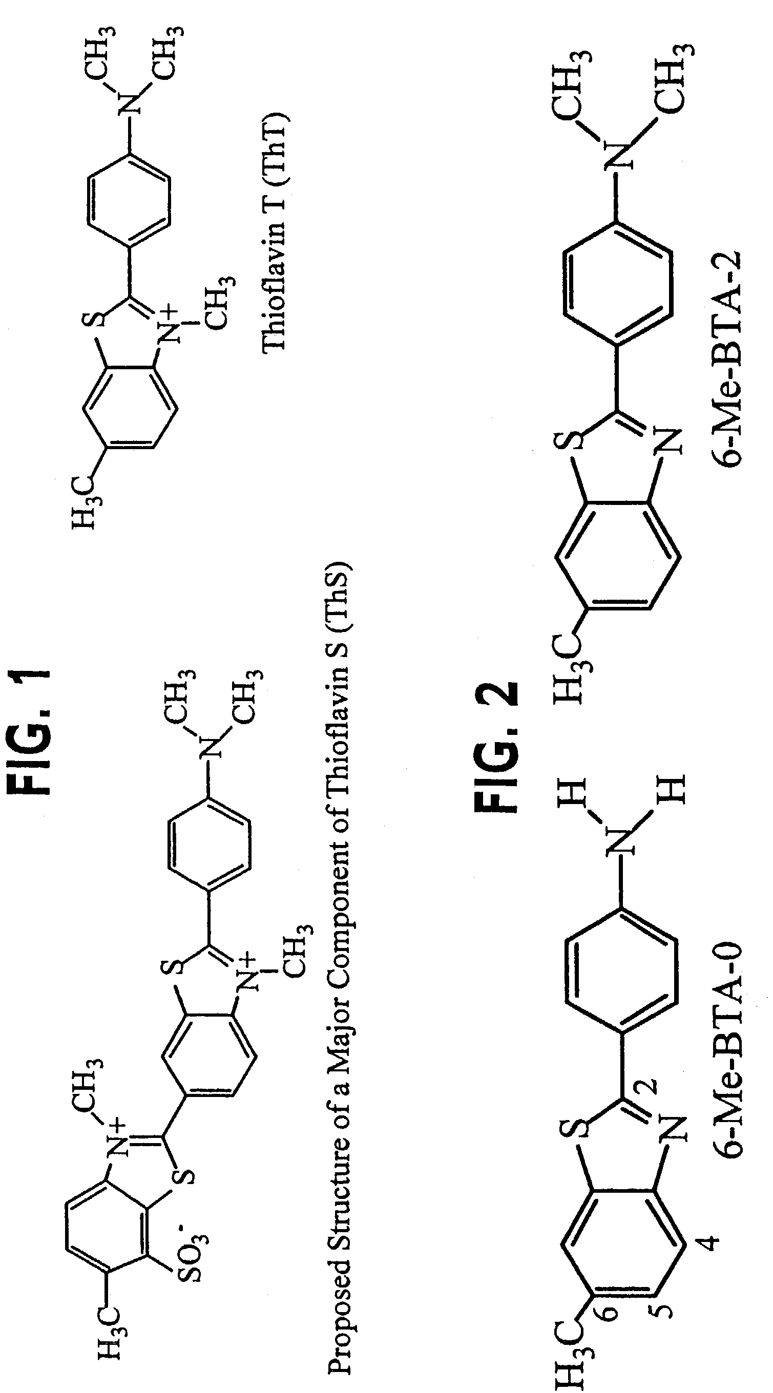 Thioflavin derivatives for use in antemortem diagnosis of Alzheimer's disease and in vivo imaging and prevention of amyloid deposition