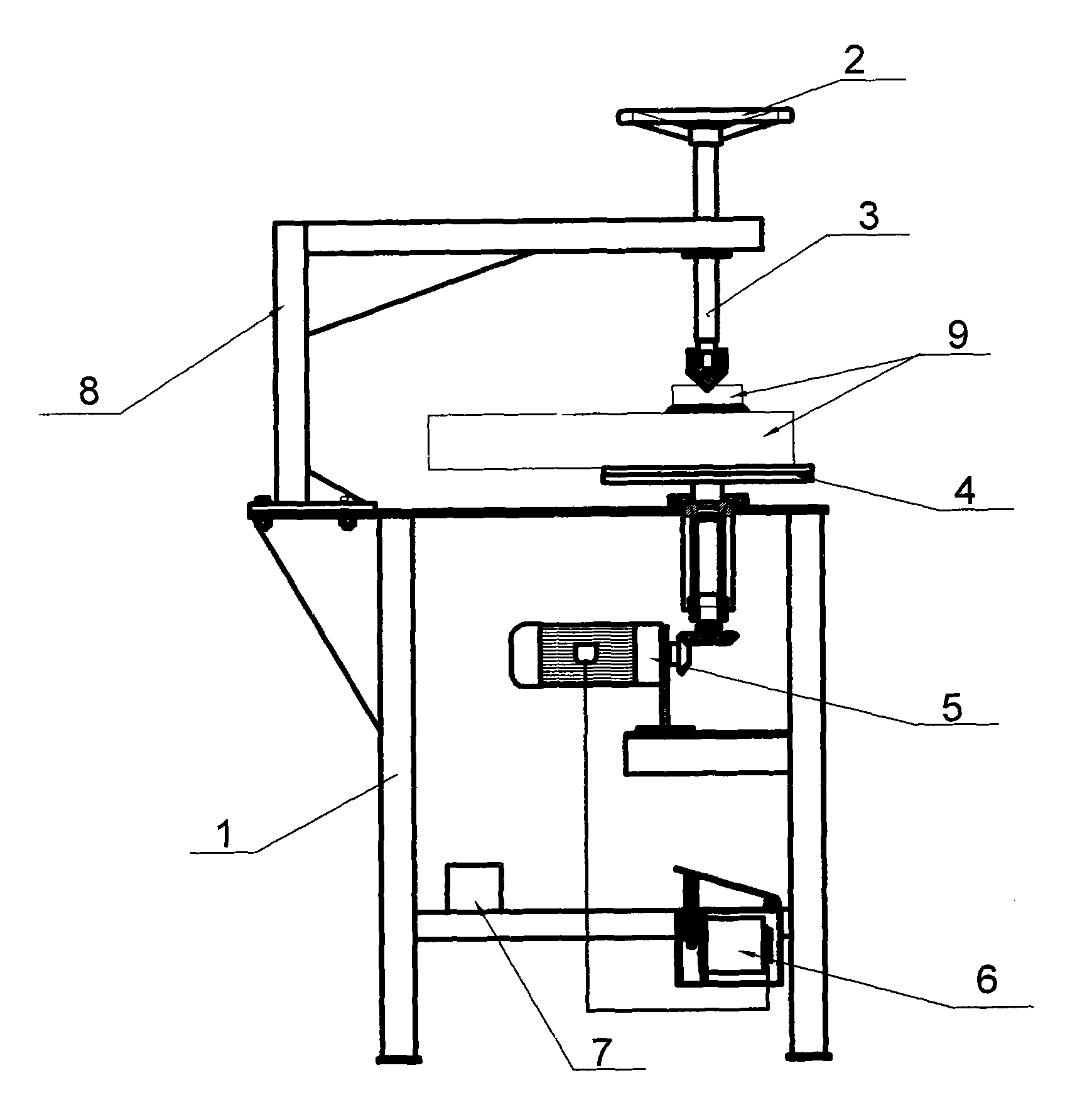 Disc semi-automatic joint welding machine and operation method thereof