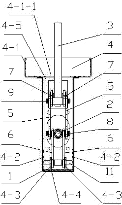 Transmission mechanism used for outdoor high-voltage vacuum switch