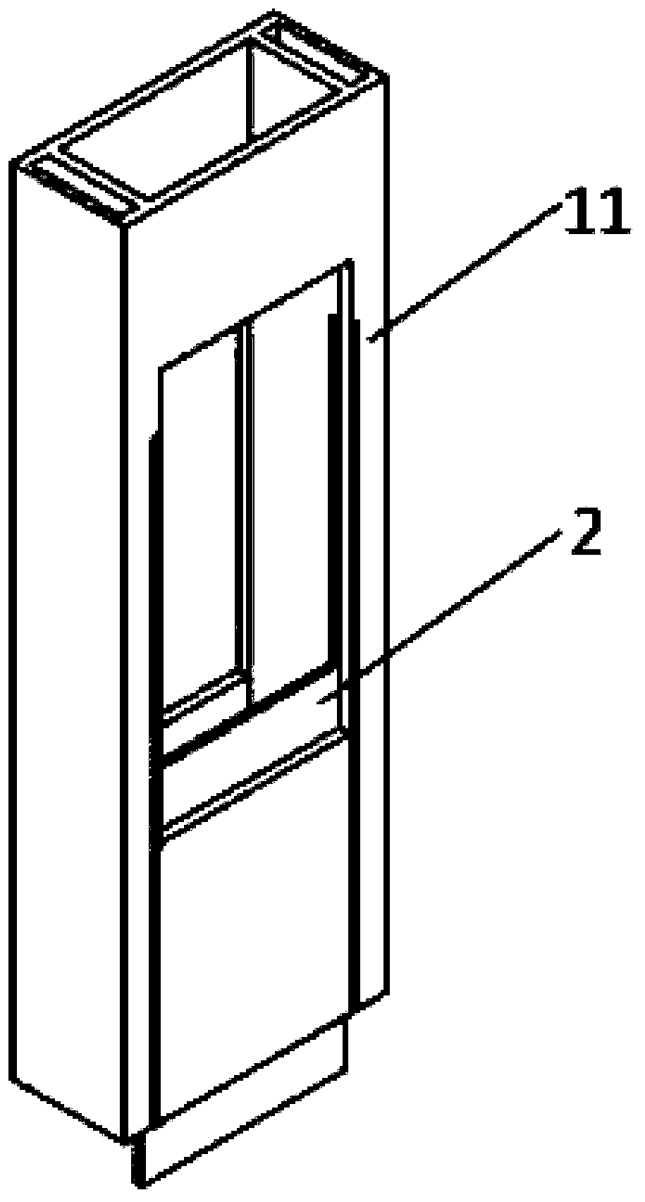 Similar simulation test device with controllable load and adjustable dimension