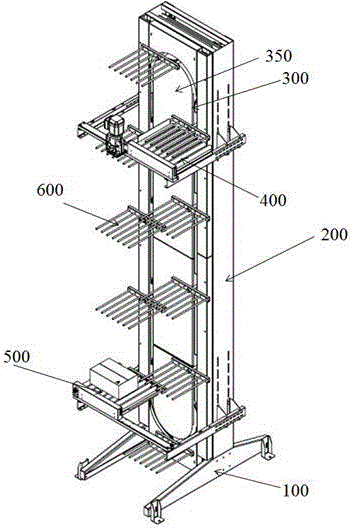 Circulating vertical conveyer