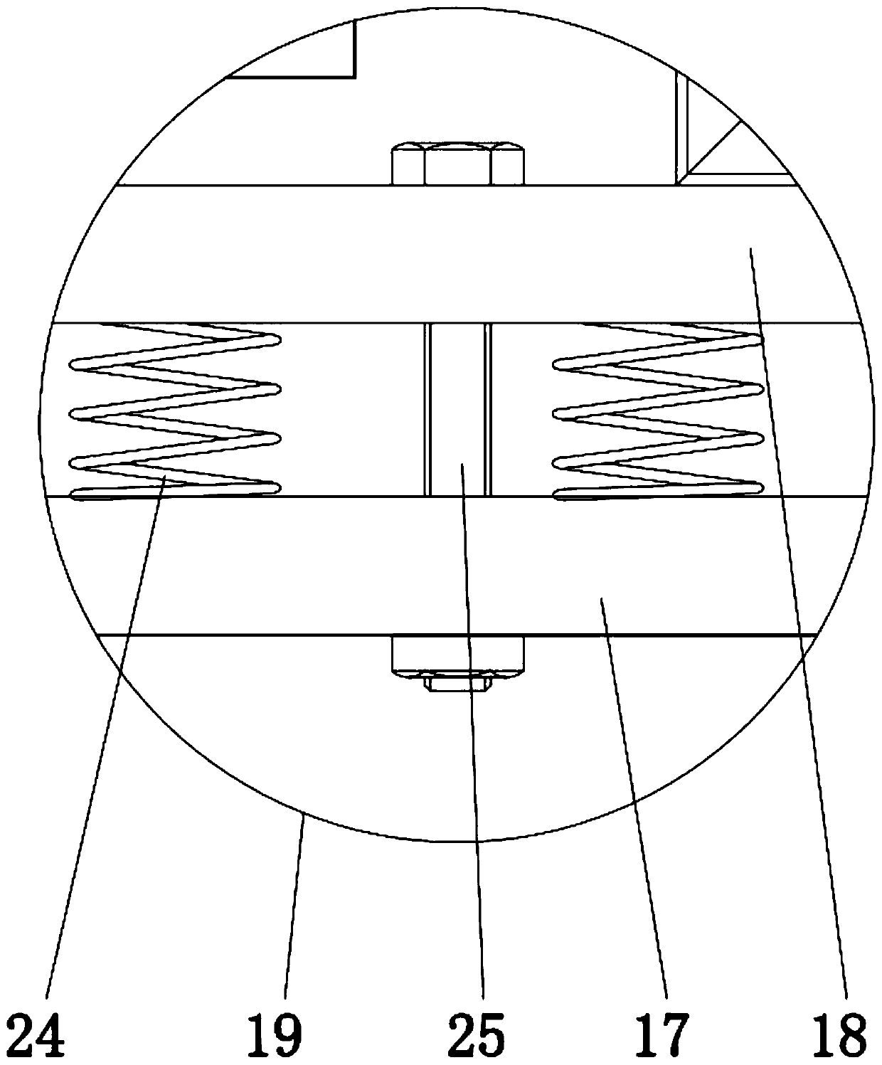 Rail underground concealed centrifugal air draft closed cooling tower