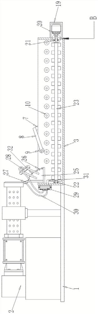 Automatic head guiding device of extrusion assembly line for manufacturing tires