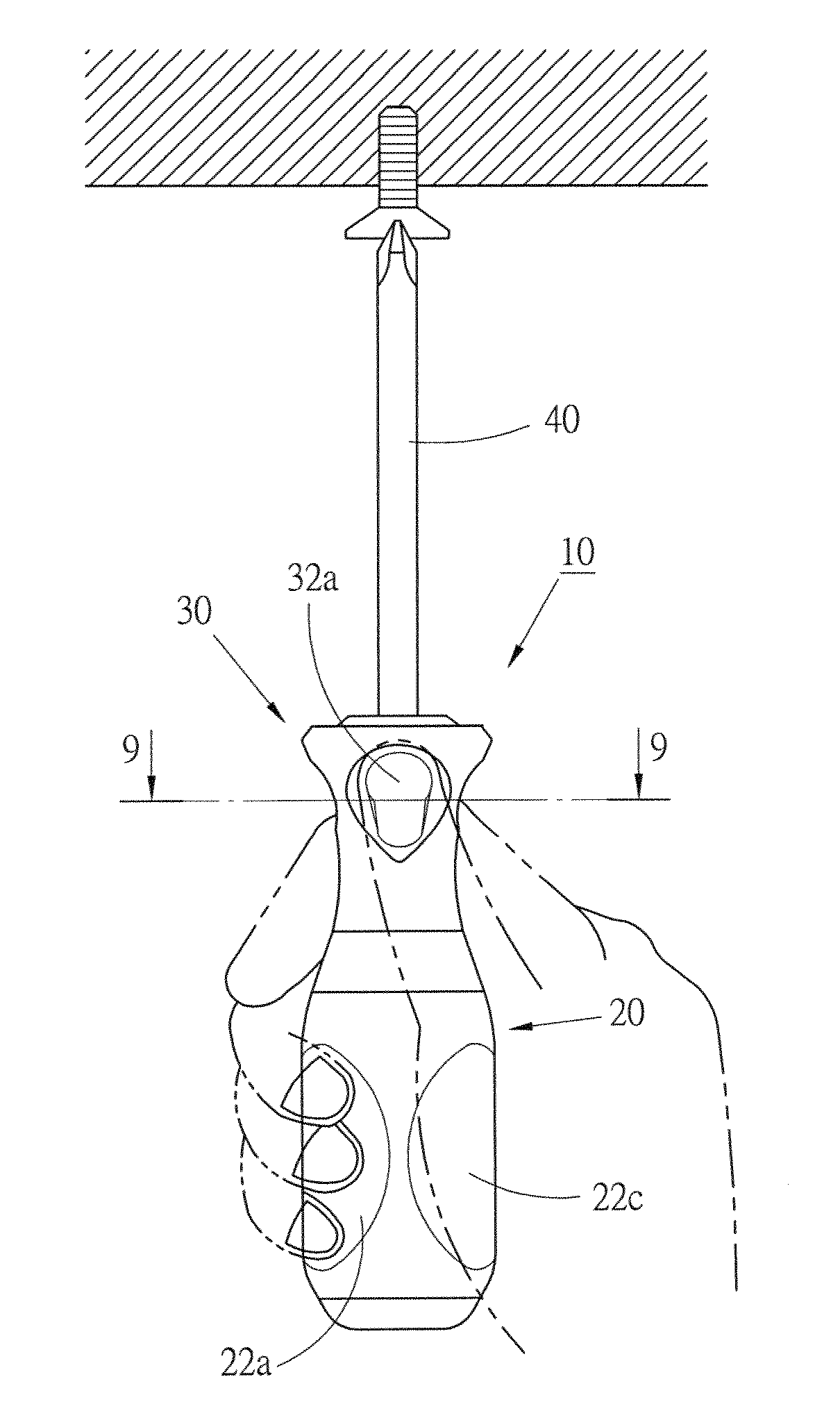 Handle with Asymmetrical Configuration