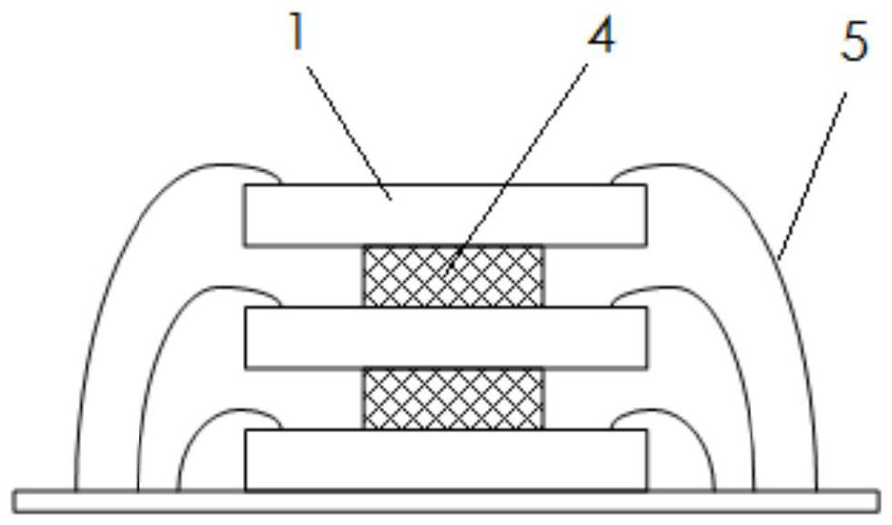 DDR micro-module structure based on TSV wafer reconstruction and multi-layer stacking and preparation technology