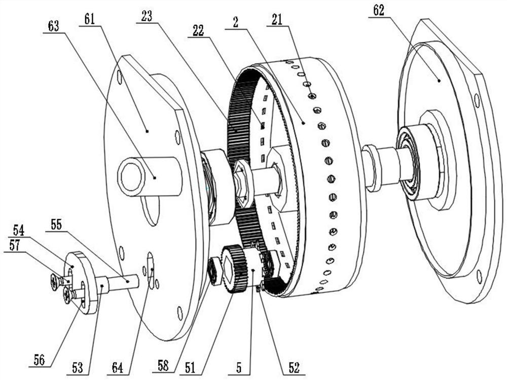 A kind of air-suction type hole wheel type precision hole sowing seed metering device for small particle size seeds