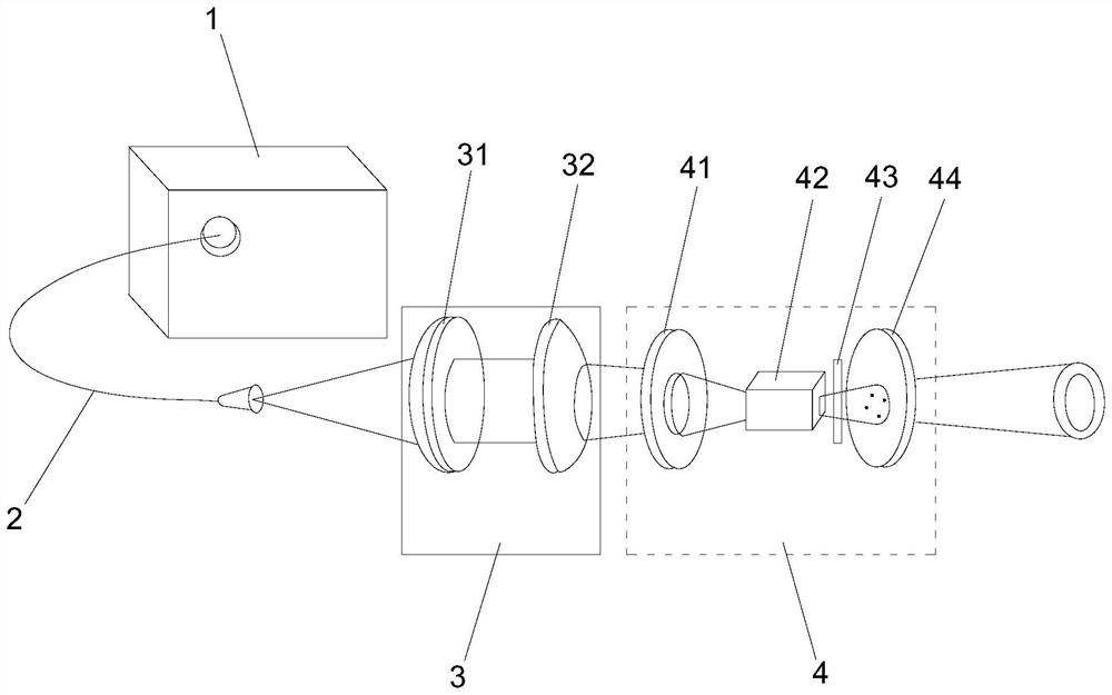 Single-frequency high-order vortex laser direct generation device