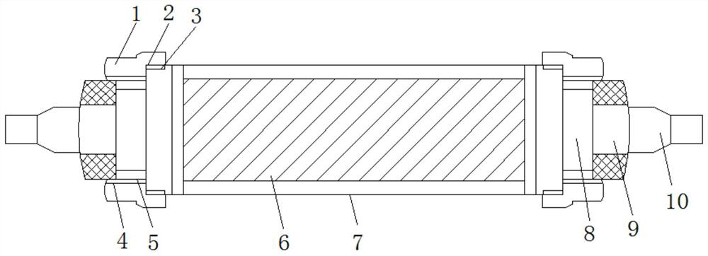 Light guide roller for textile printing and dyeing equipment