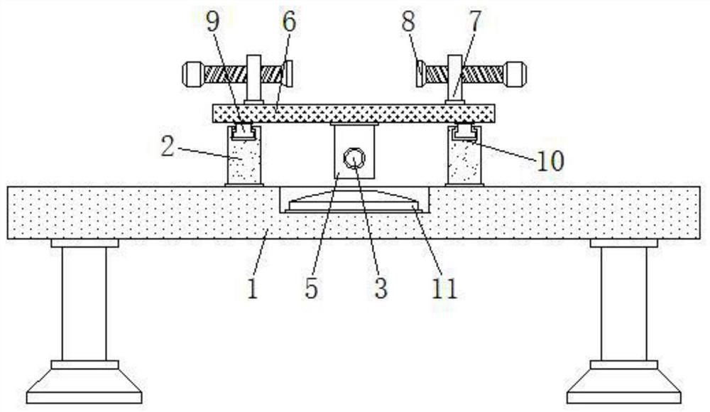 A horizontal installation device for a cantilever power system for an unmanned aerial vehicle