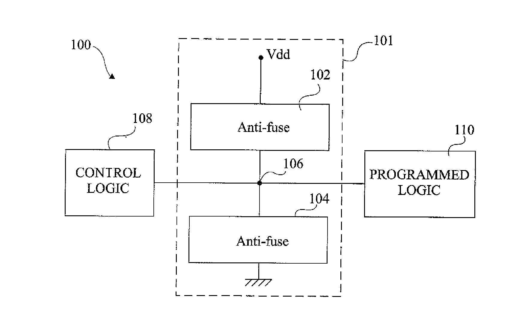 Anti-fuse element