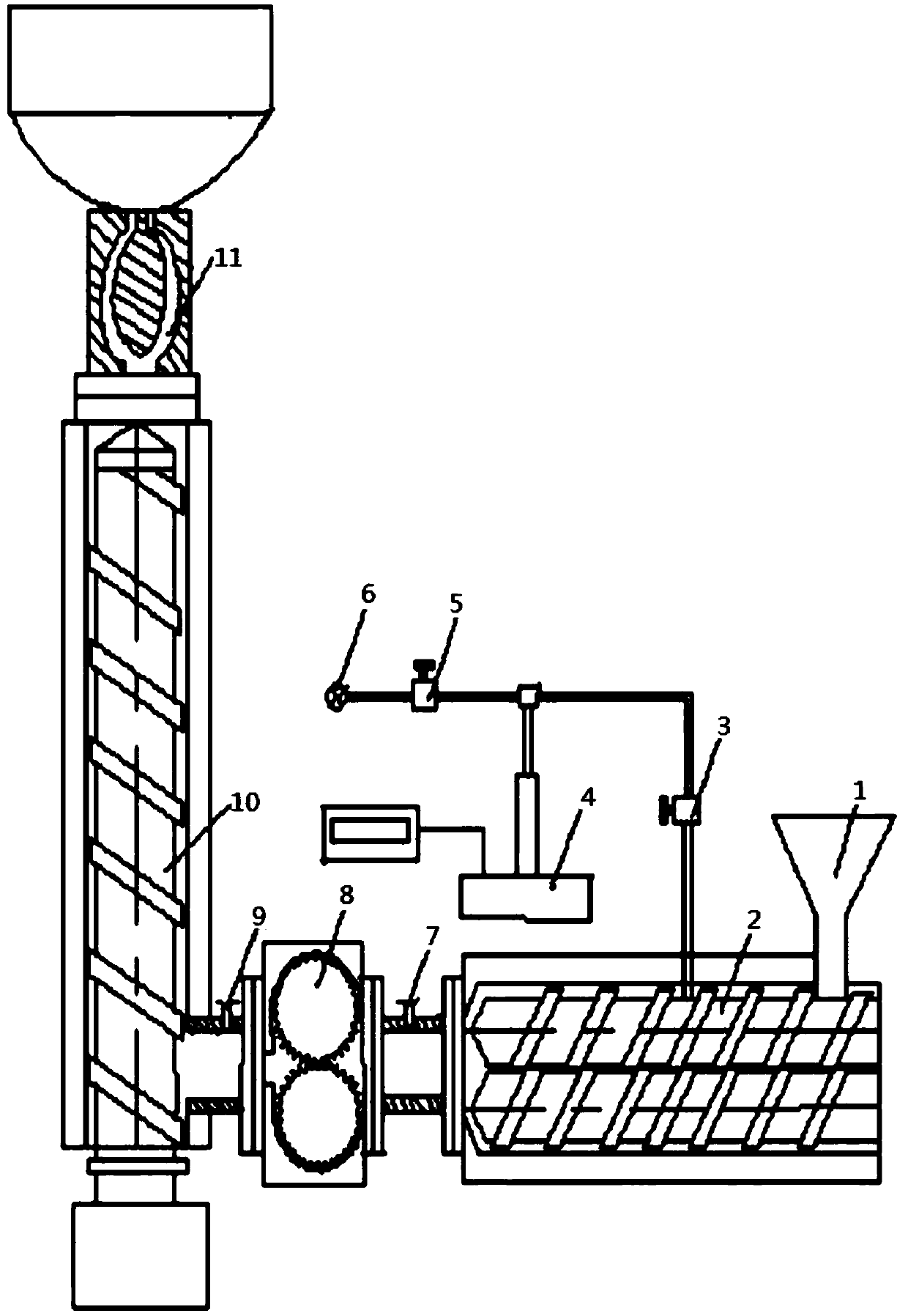 Thermoplastic polyester extrusion foam forming method