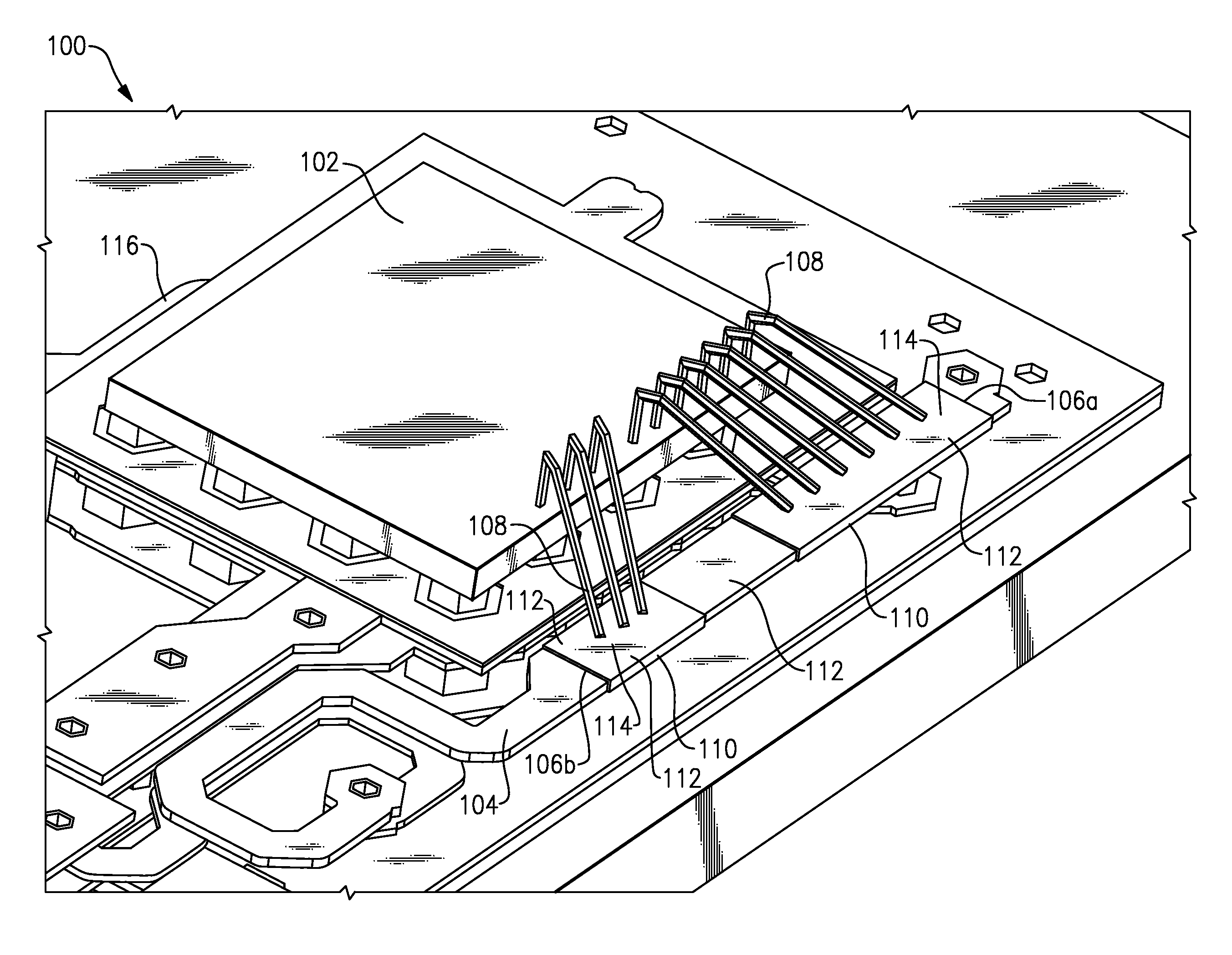 Apparatus and methods for reducing impact of high RF loss plating