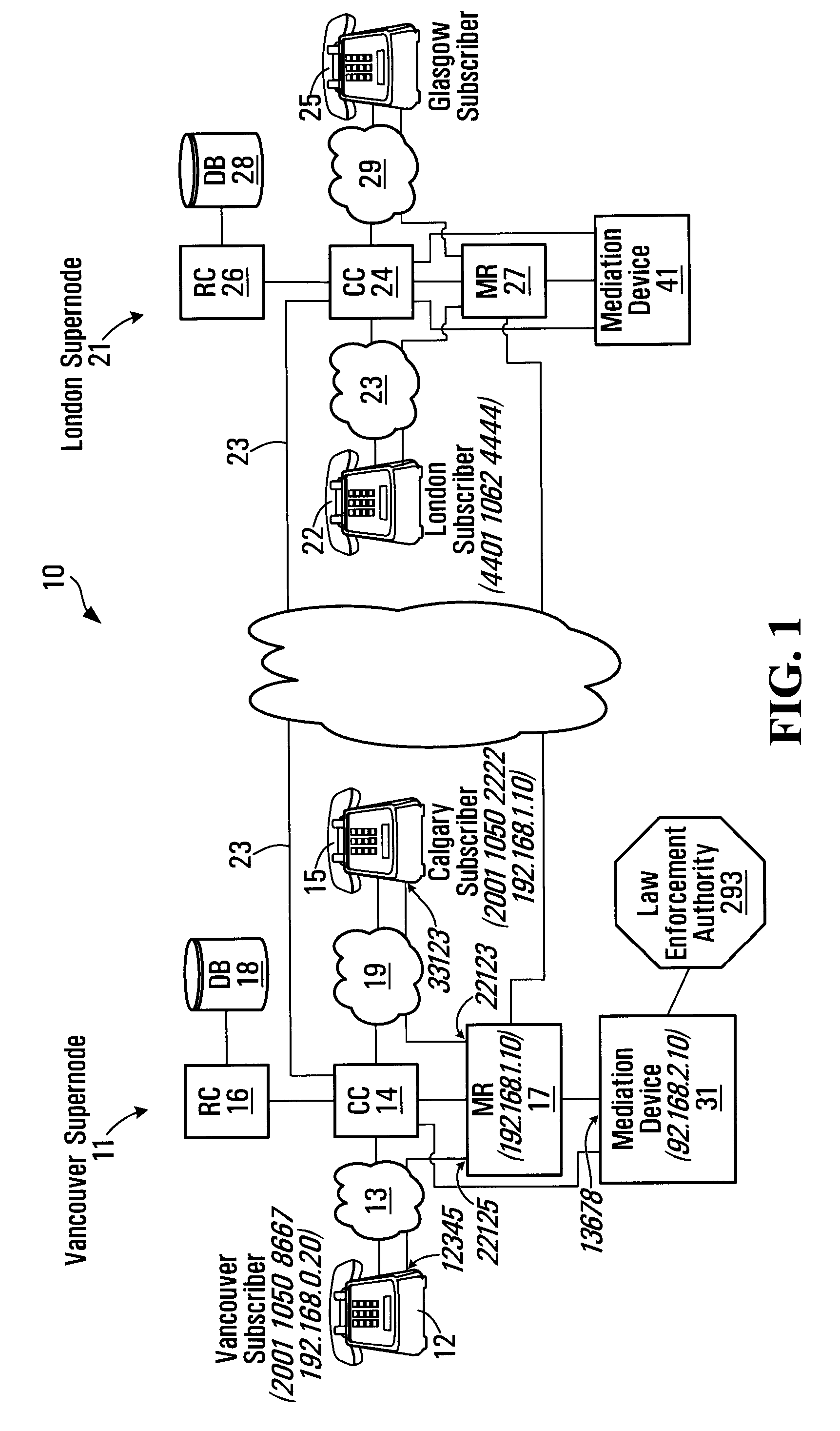 Intercepting voice over IP communications and other data communications