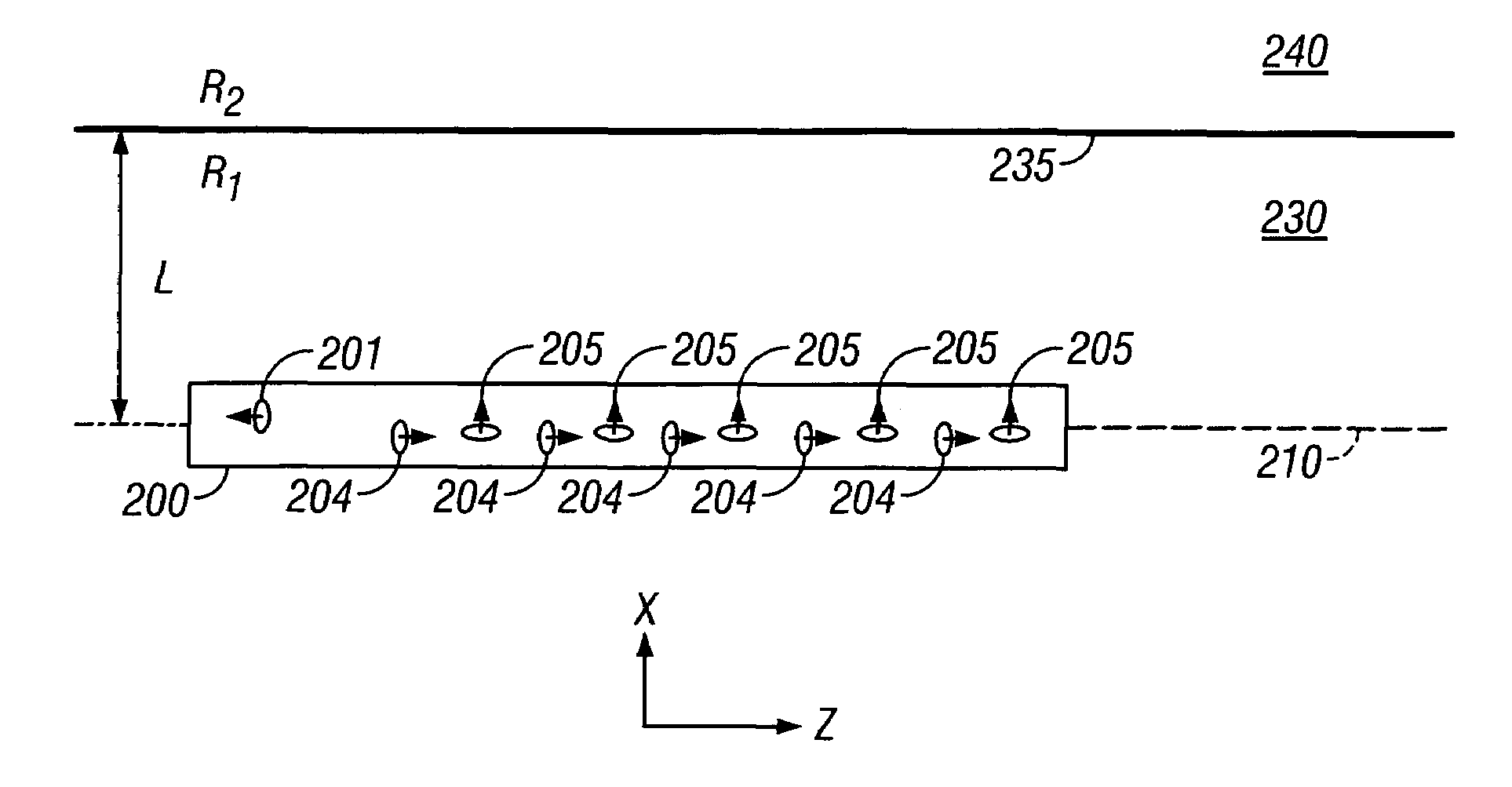 Method for measuring transient electromagnetic components to perform deep geosteering while drilling