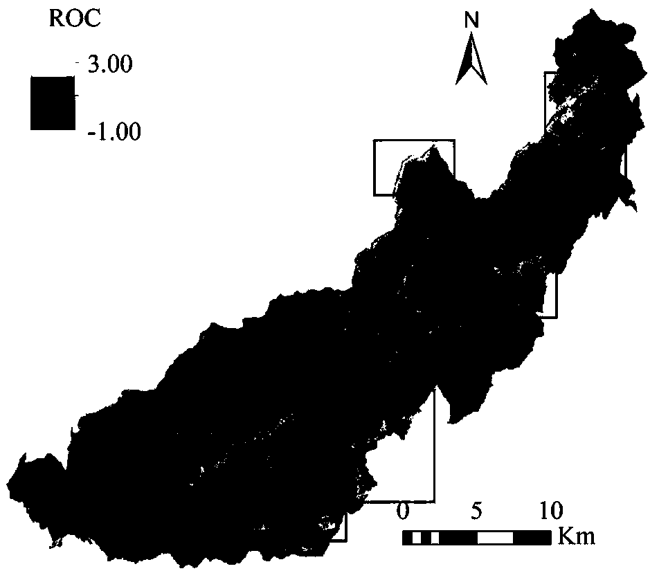 TSEVI-based forest cover change detection method