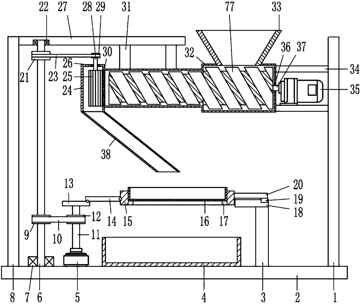 Multifunctional pelletizer for organic fertilizer