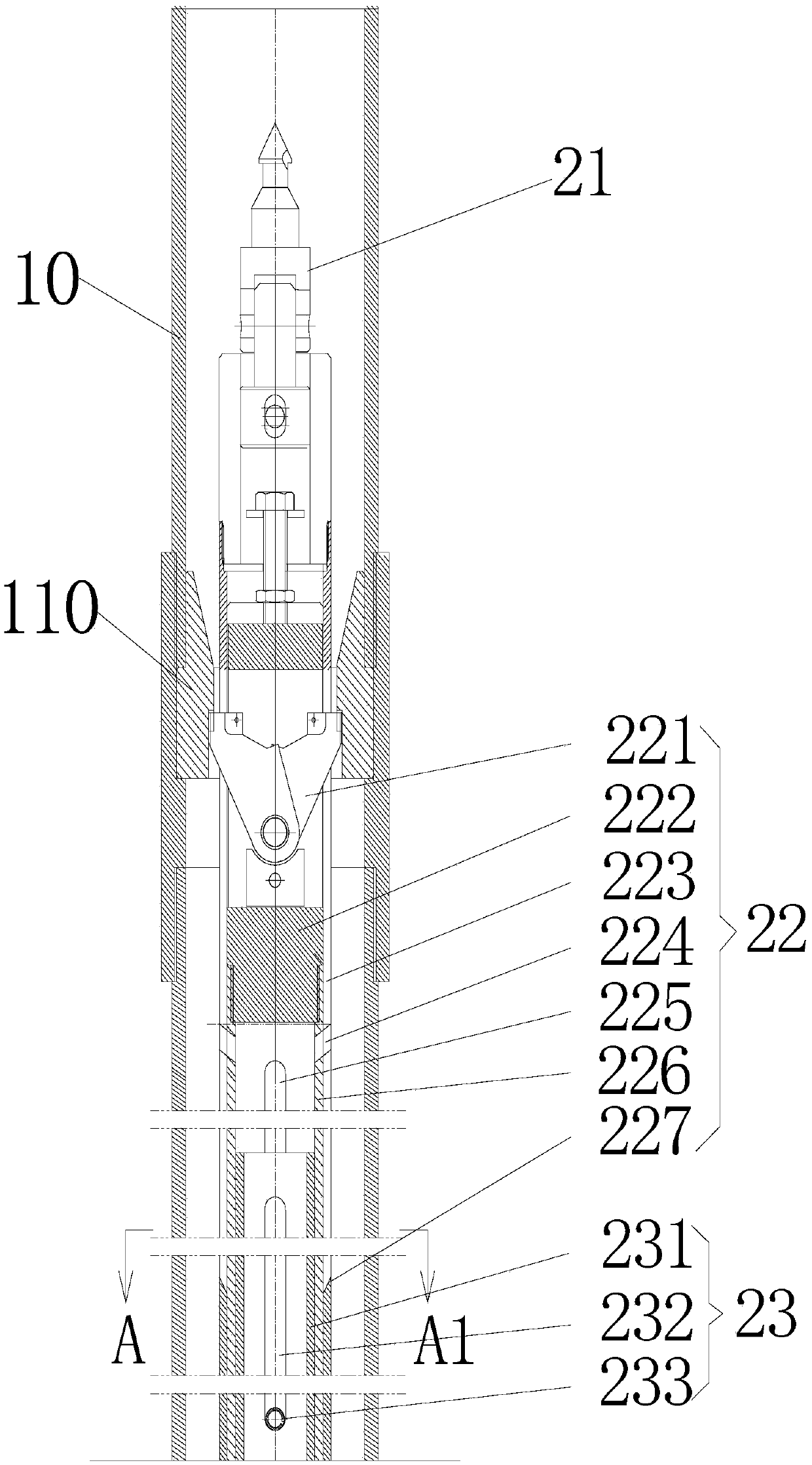 Natural gas hydrate rotary pressure maintaining coring device