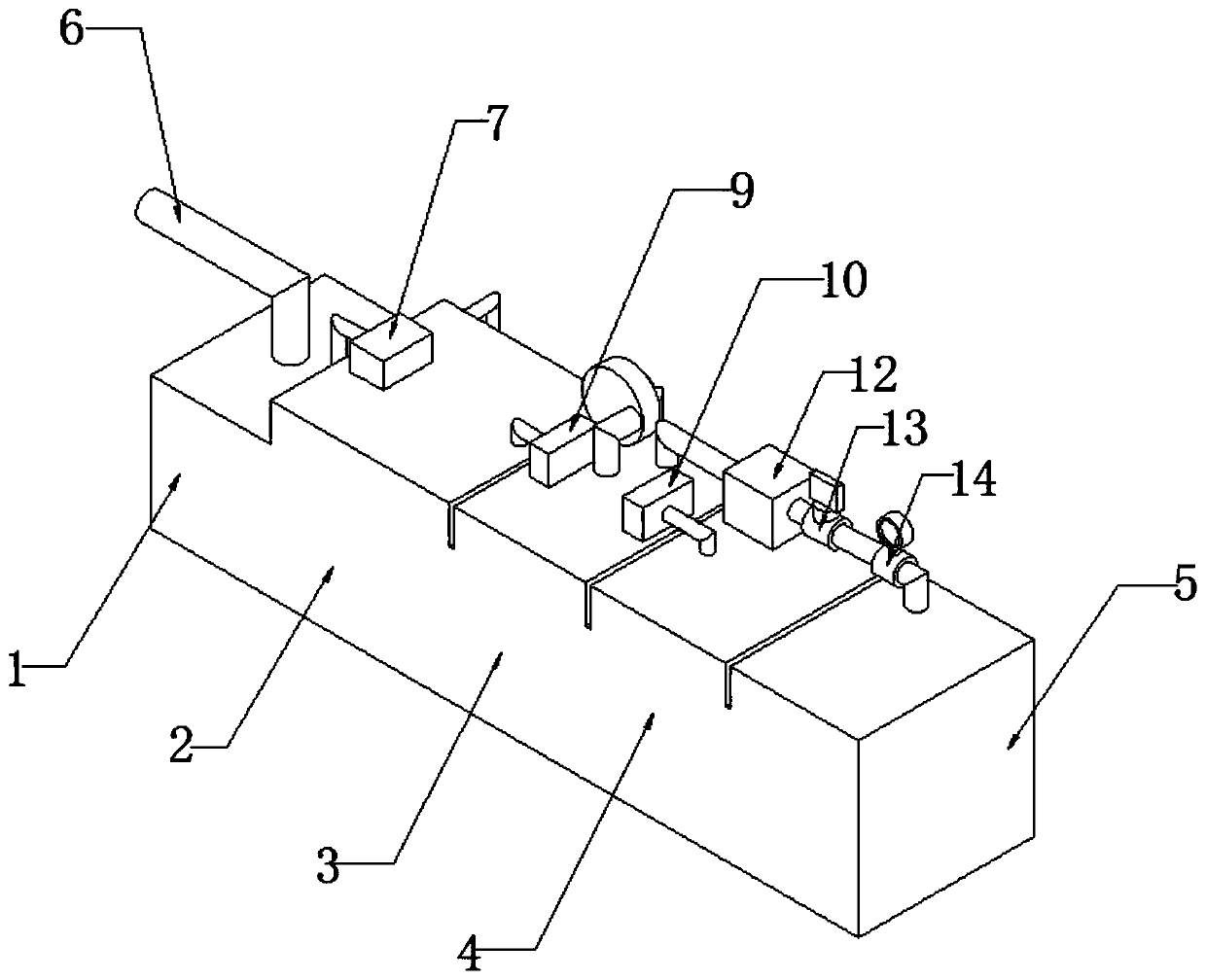 Circulating integrated sewage treatment equipment and use method thereof