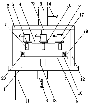 Deburring equipment for inner hole orifice of tubular workpiece