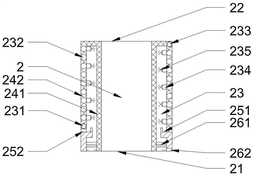 A composite system of ship flue gas purification and seawater desalination