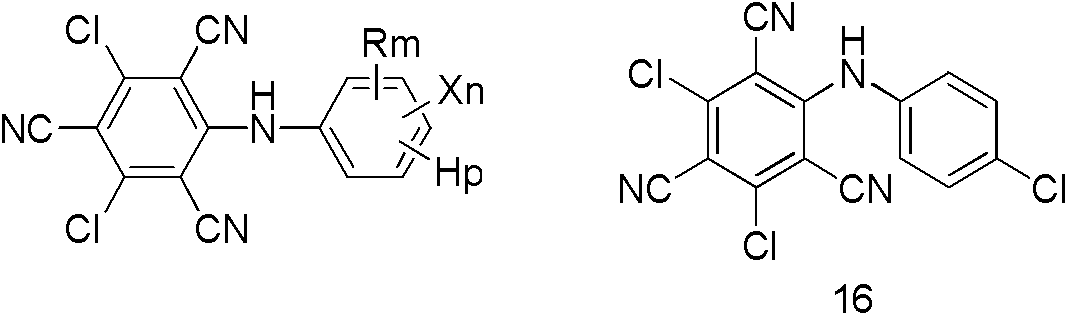 Cyano-diphenylamine-containing compounds and applications thereof