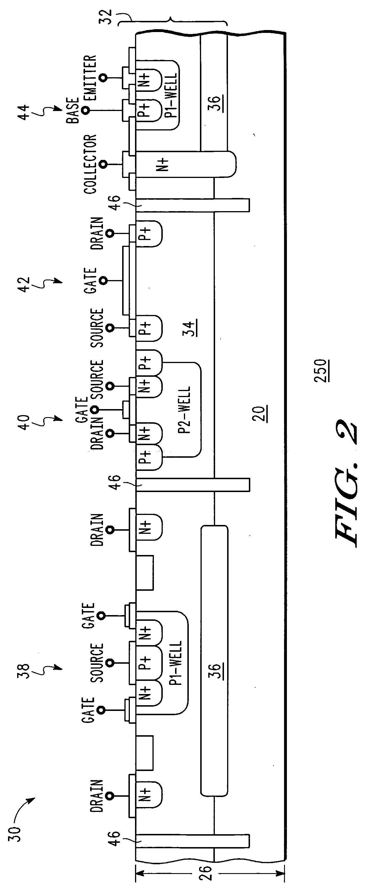 Electronic assembly having magnetic tunnel junction voltage sensors and method for forming the same