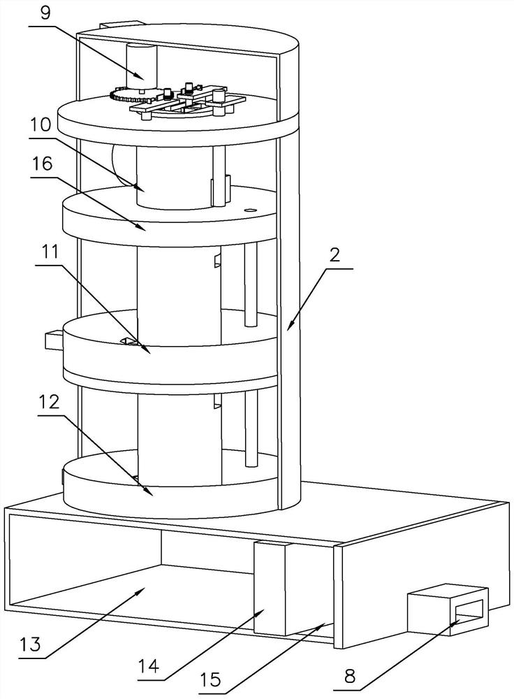 Radioactive wastewater treatment device