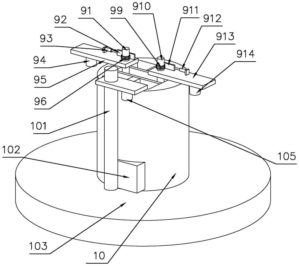 Radioactive wastewater treatment device