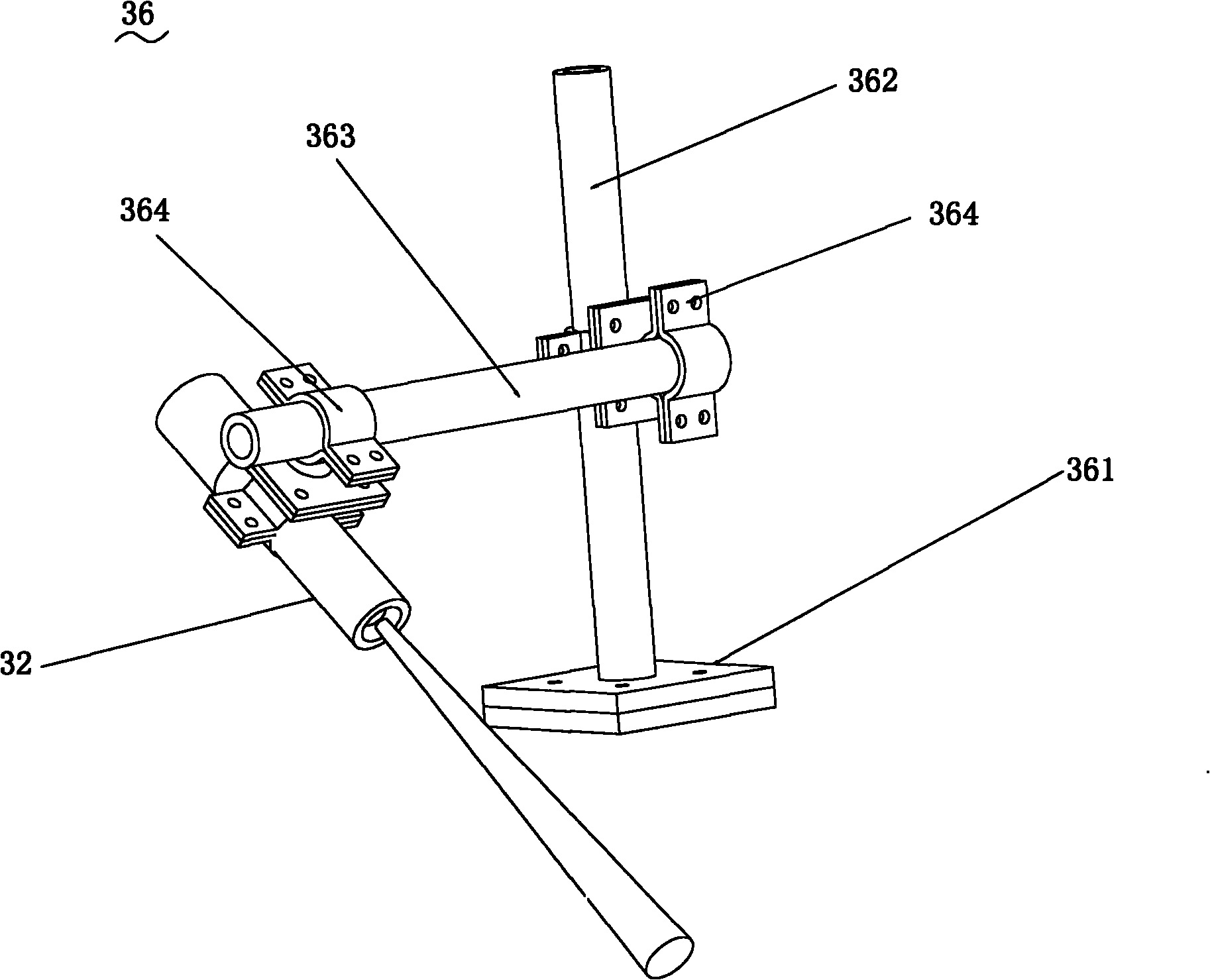 Sand blasting machine and sand blasting system provided therewith