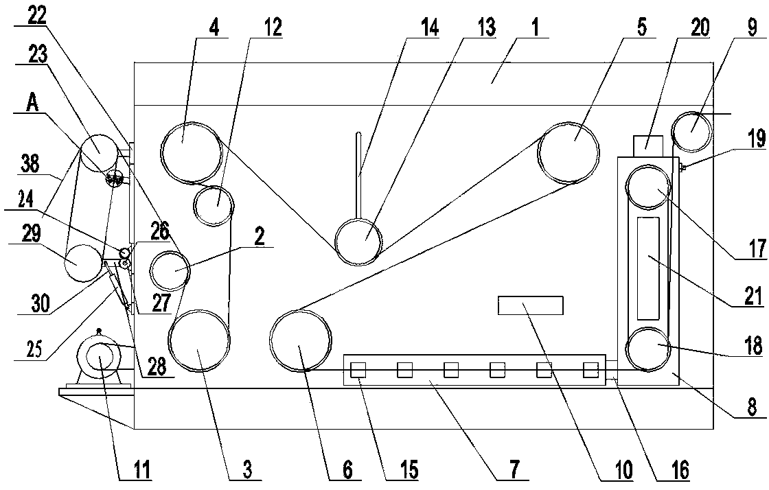 Continuous annealing device of alloy aluminum wires