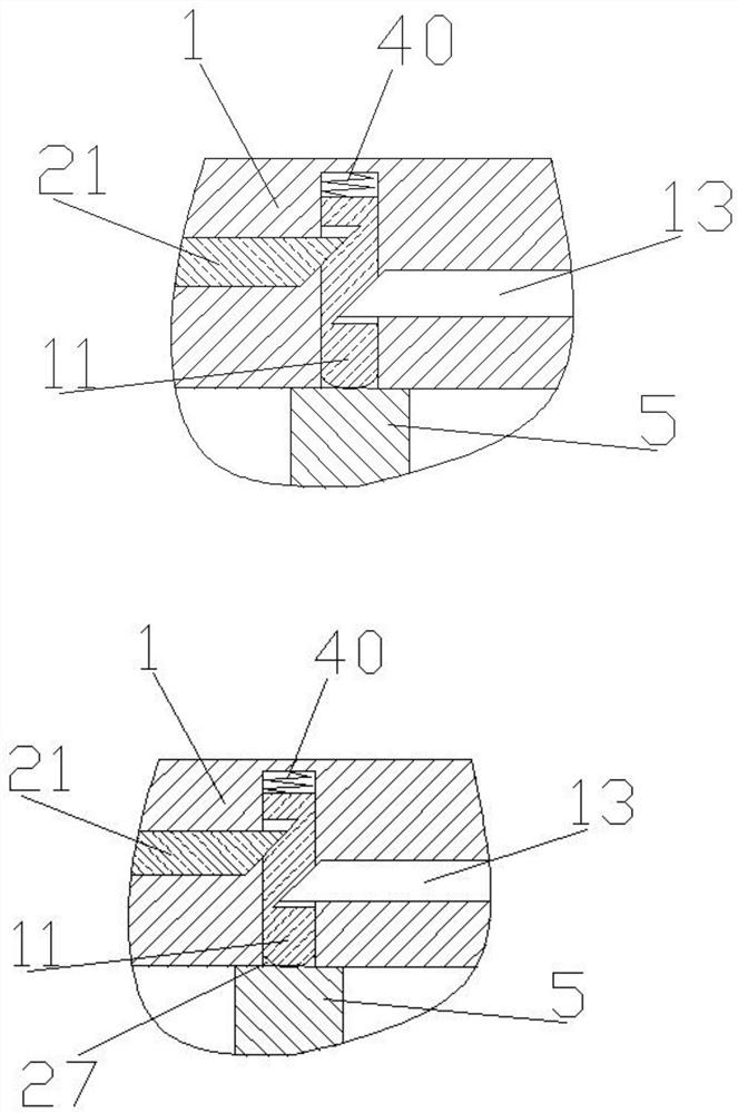 A compressible material hold