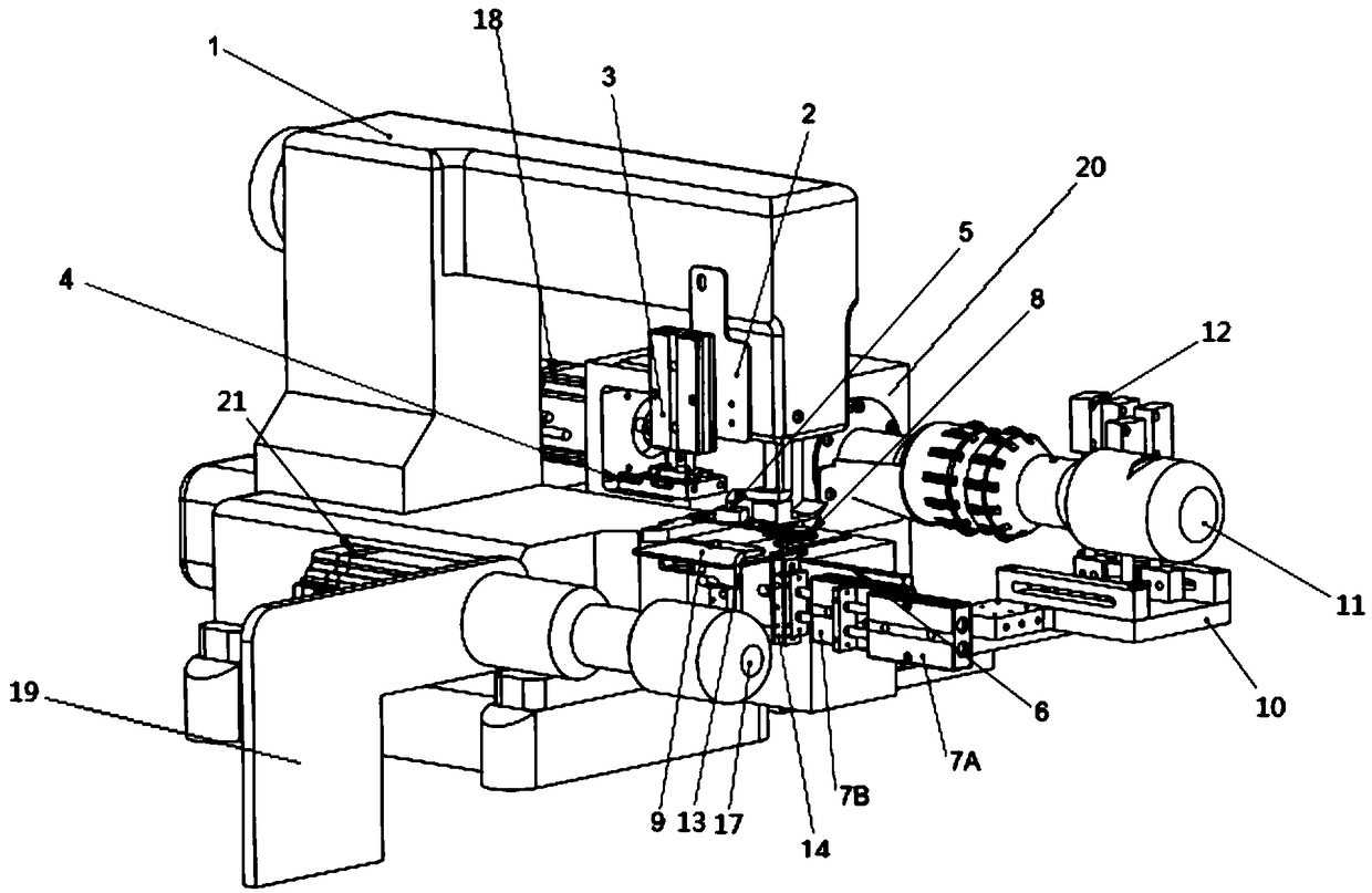 Garment hem side seam automatic bone position inverting device