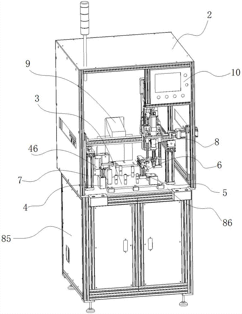 Automatic locking screw machine and operation method thereof