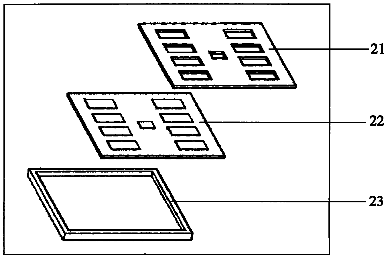 Metallizing method for chip front electrode and auxiliary devices