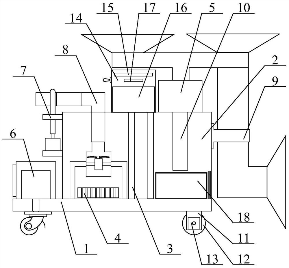 An intelligent high-voltage non-stop cleaning equipment for power stations