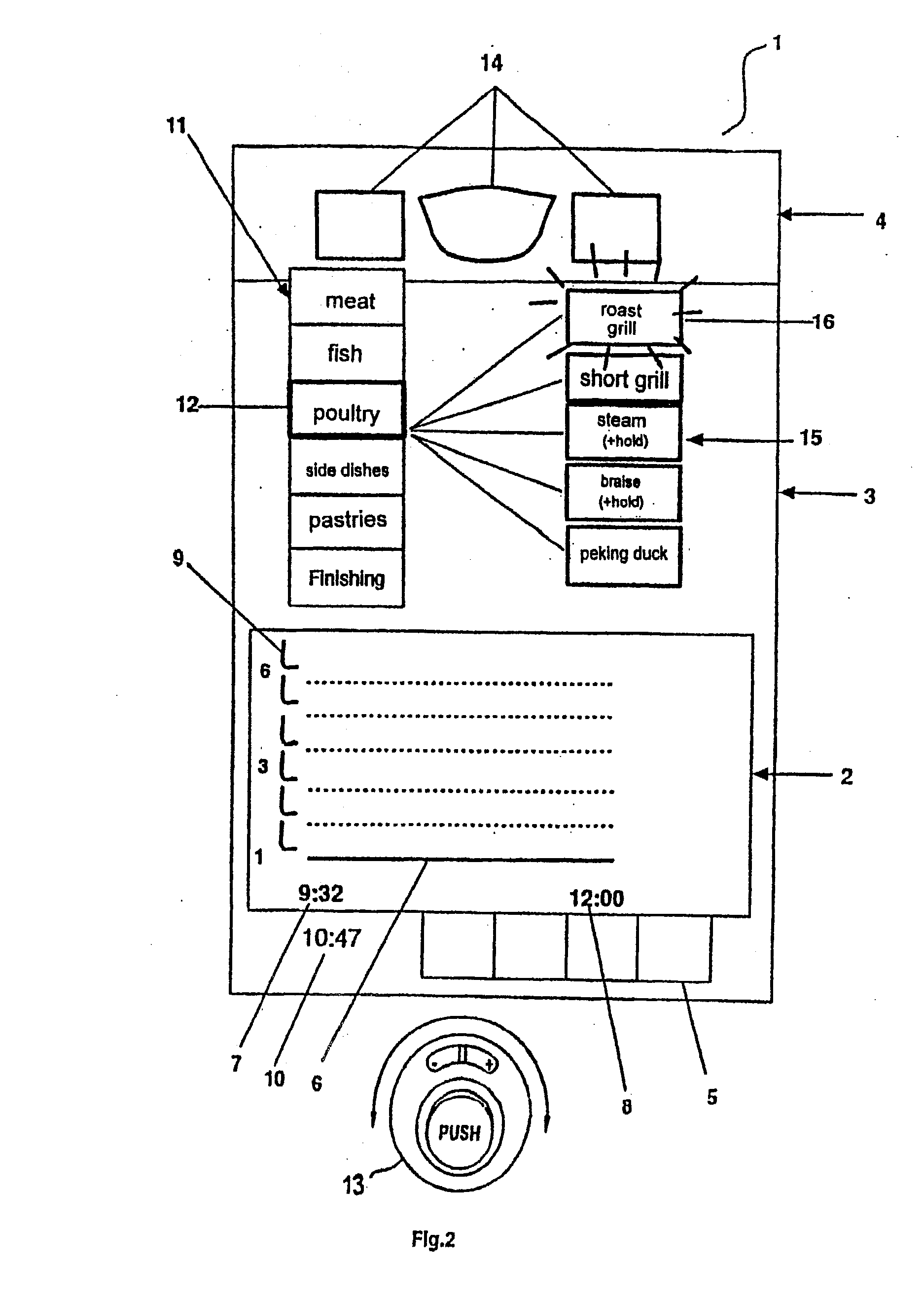 Method for Visualizing Programs And A Cooking Device For Said Method