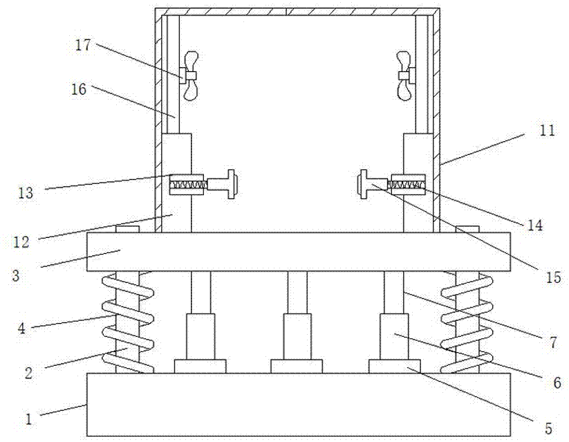 Rapid cooling device for computer mainframe box